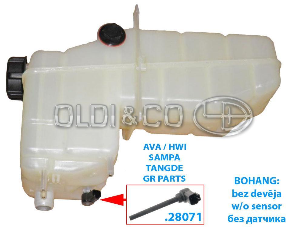 21.001.10913 Cooling system → Expansion tank