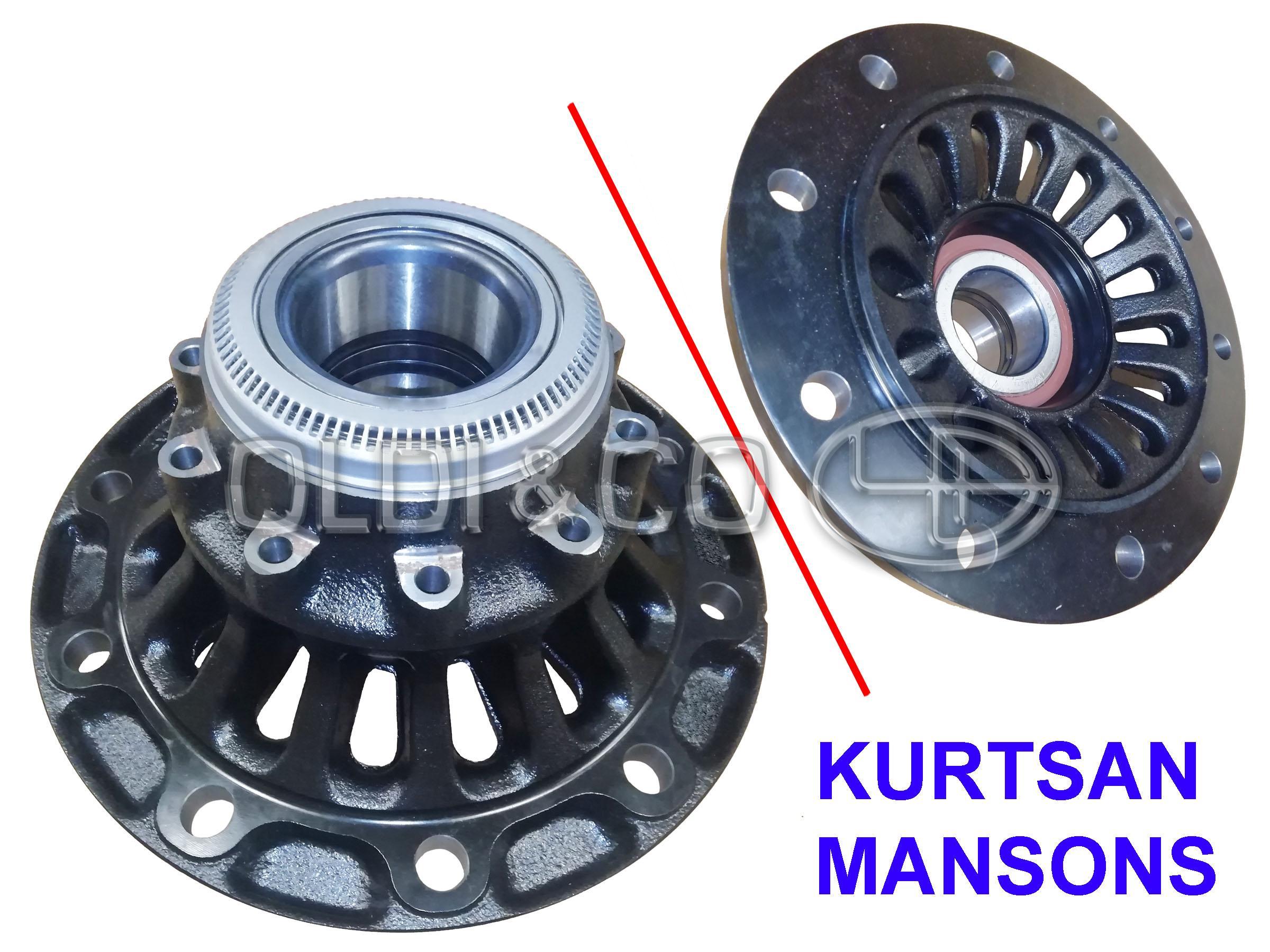 34.028.12304 Suspension parts → Hub with bearings