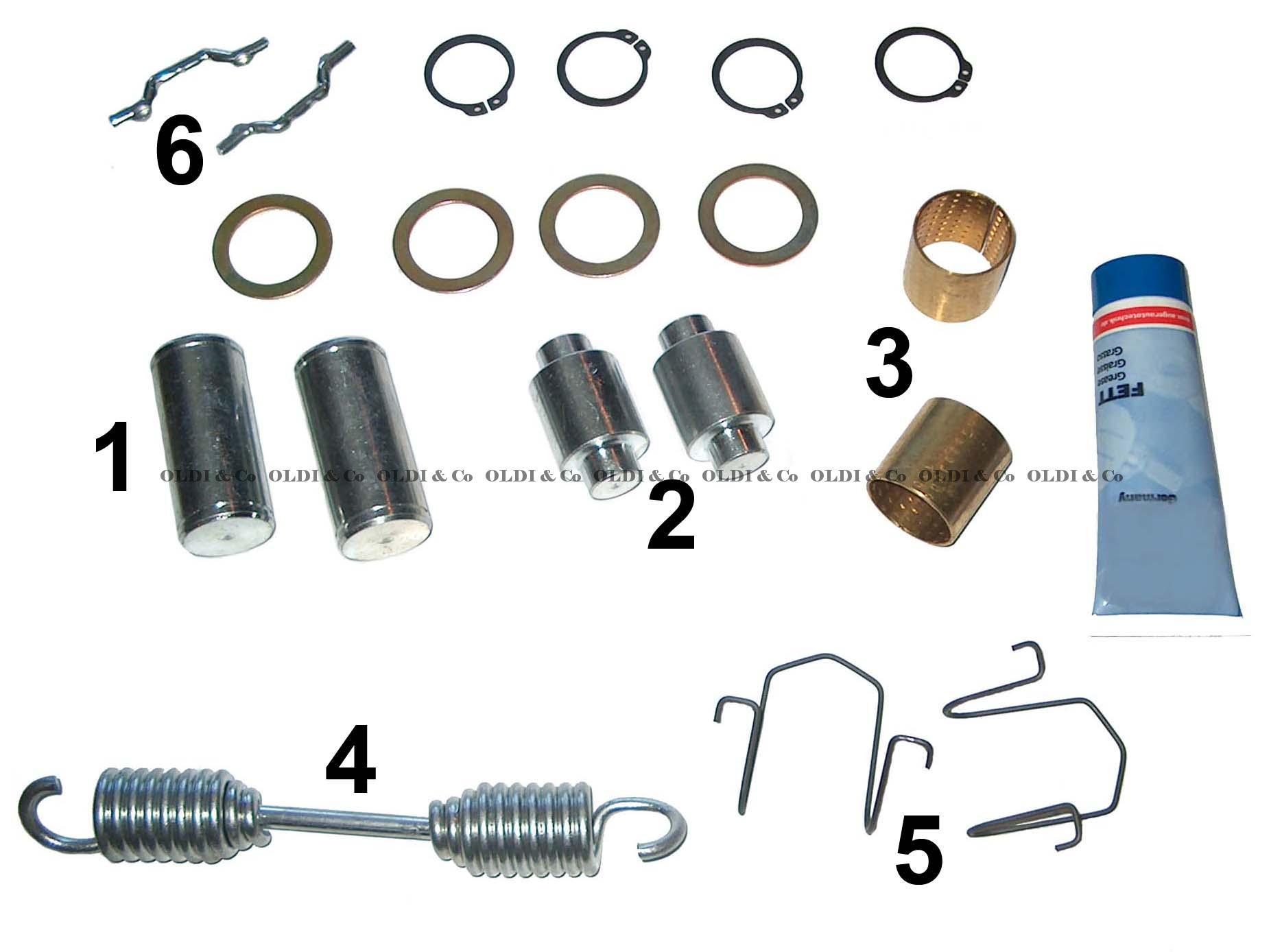 11.025.13023 Autofurniture → Brake shoe mounting repair kit