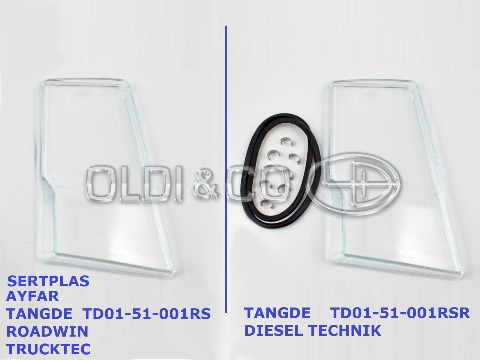 13.026.13563 Auto optika un lampas → Priekšējā luktura stikls