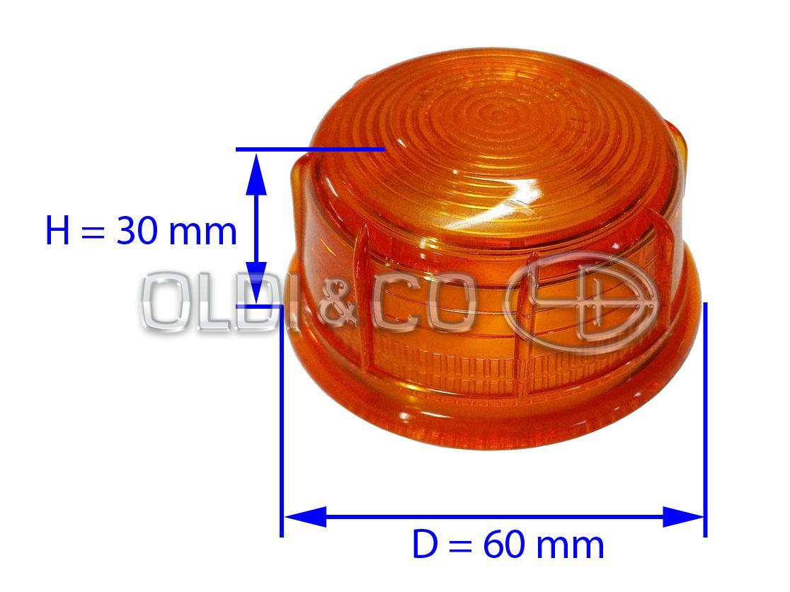 13.023.14052 Optics and bulbs → Outline marking lamp lens