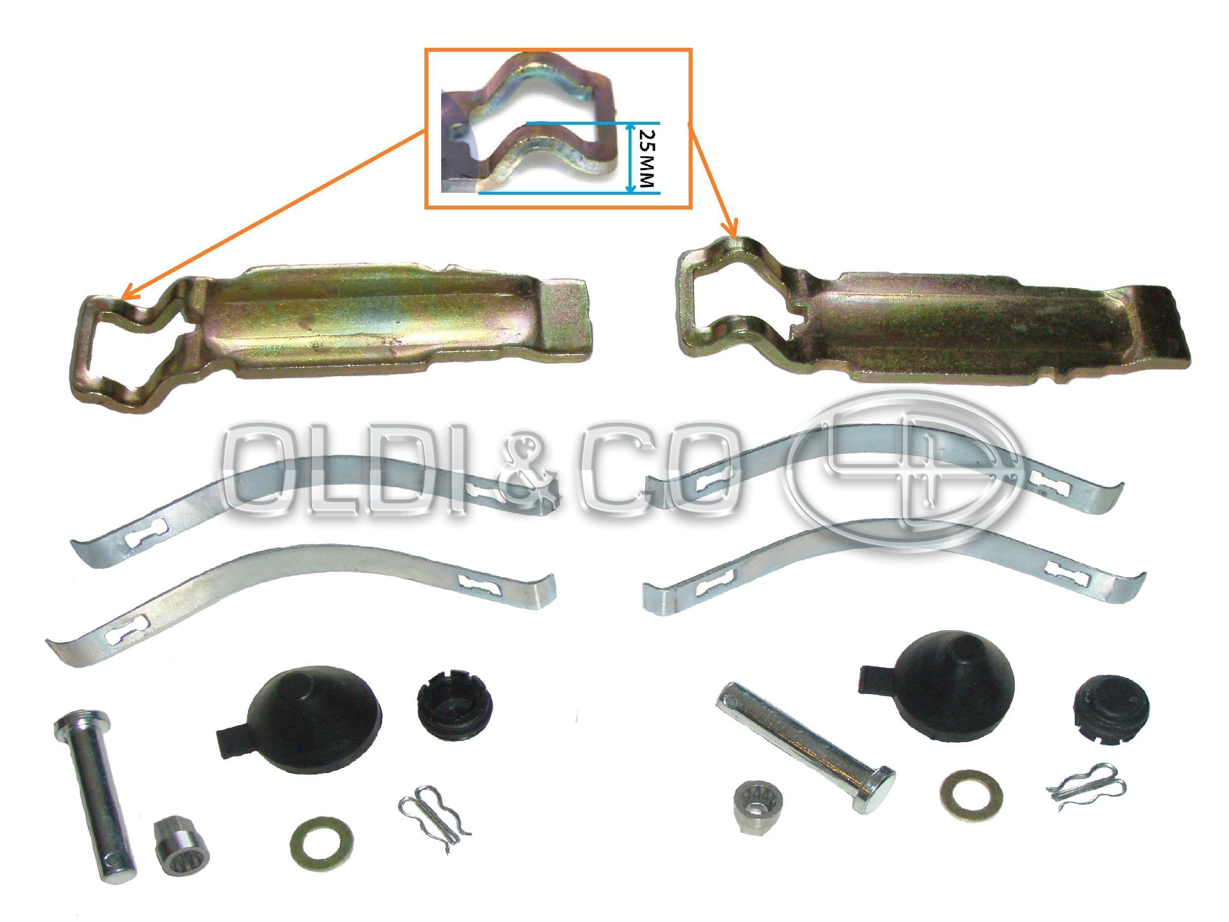 10.028.14777 Calipers and their components → Brake shoe mounting repair kit