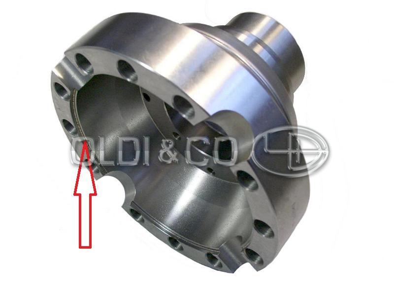 31.015.01544 Reductor parts → Differential housing