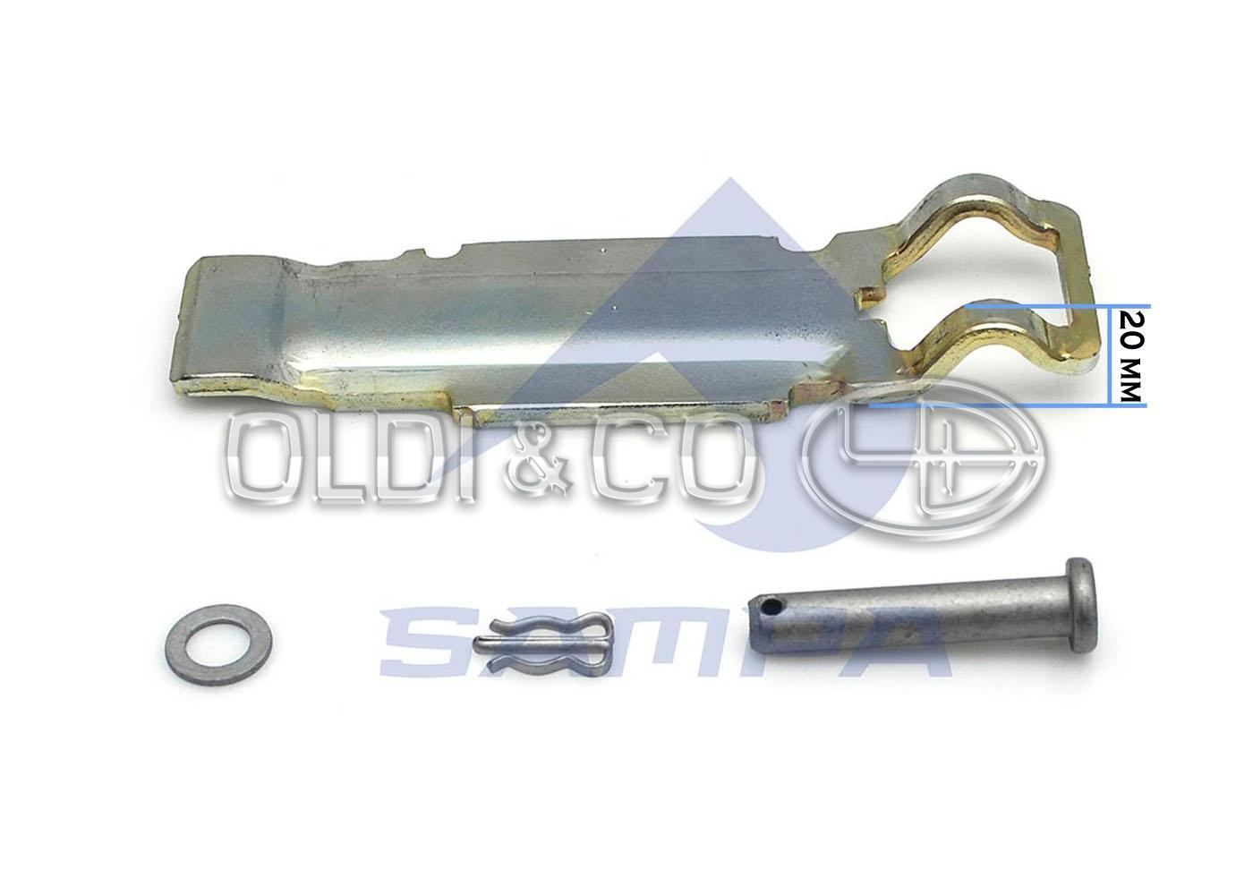 10.028.00157 Calipers and their components → Brake shoe mounting repair kit