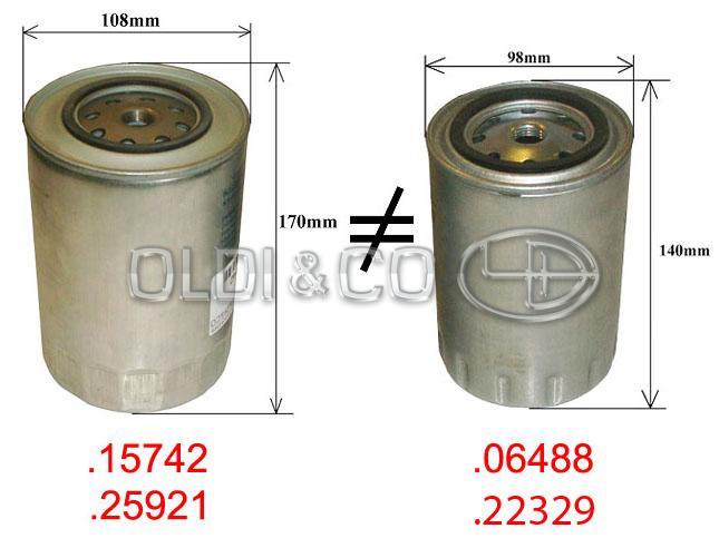 04.004.15742 Filters → Fuel filter