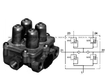 23.006.17037 Pneumatic system / valves → Protection / distribution valve