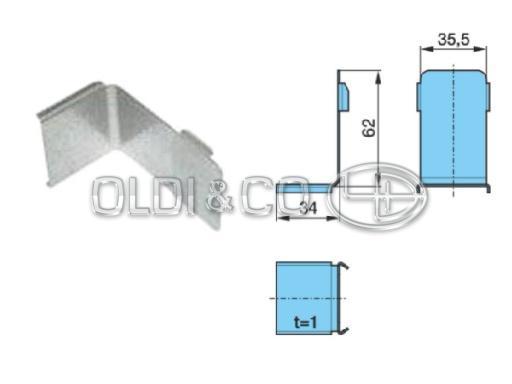 10.024.17223 Calipers and their components → Clamps