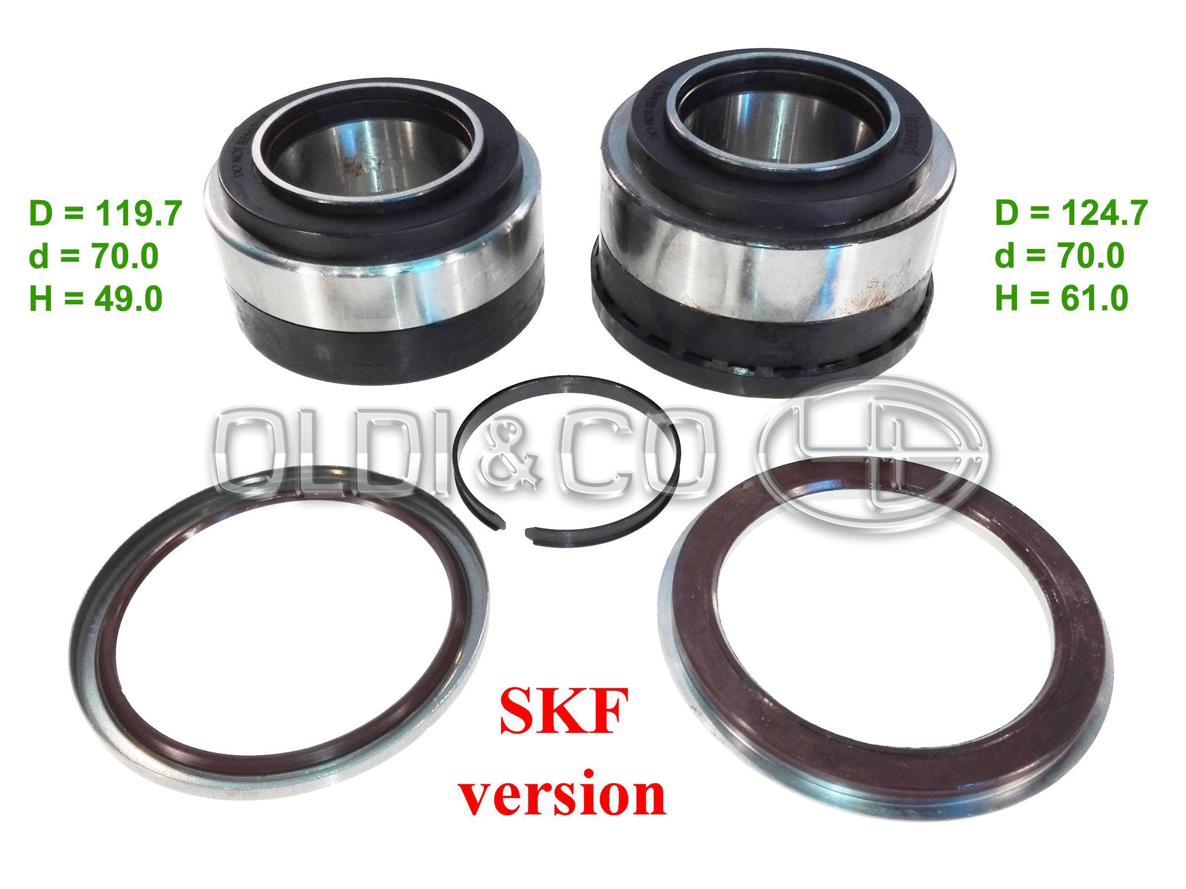 34.110.17600 Suspension parts → Hub rep. kit - bearings/seals