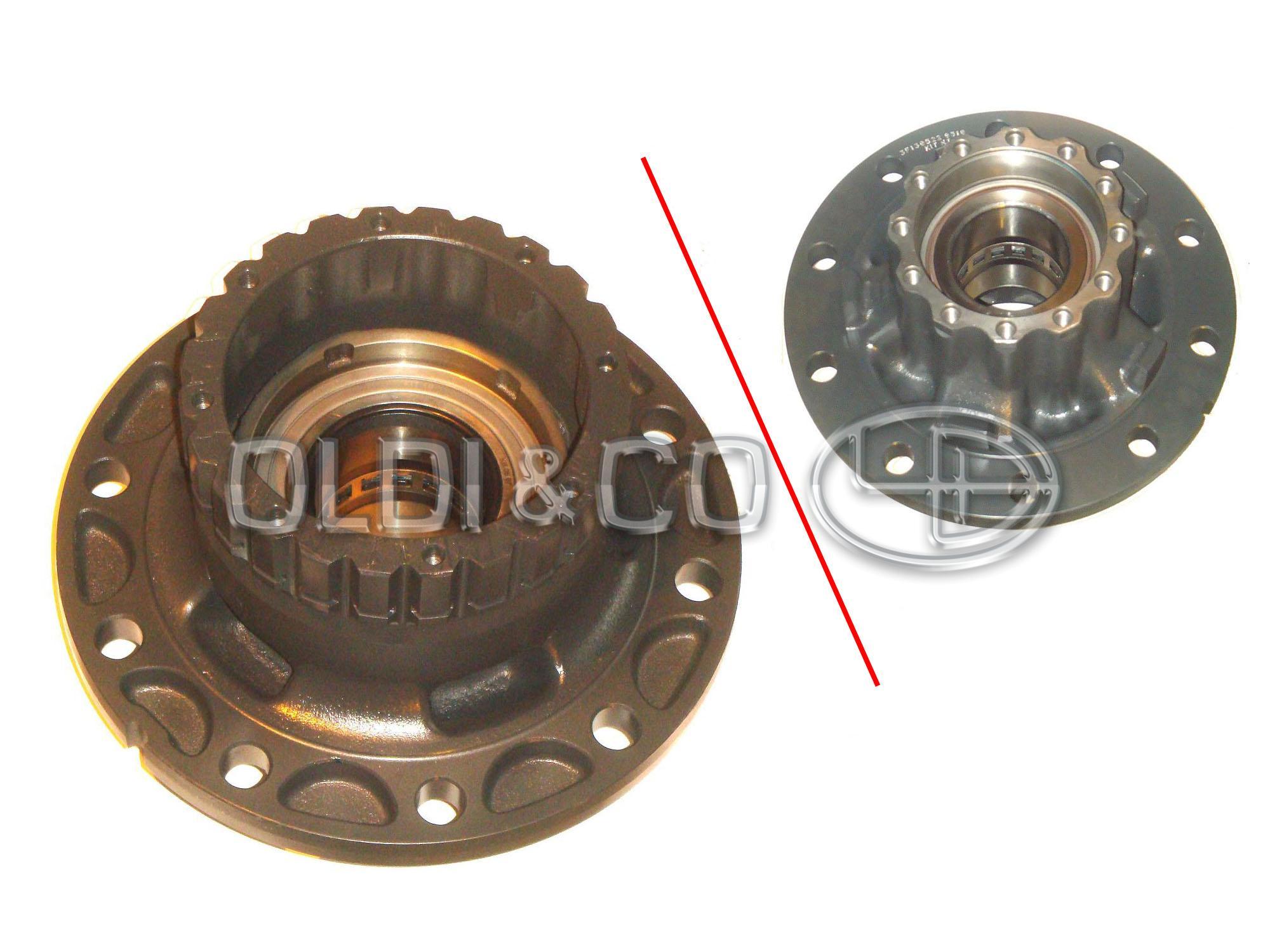34.028.17673 Suspension parts → Hub with bearings