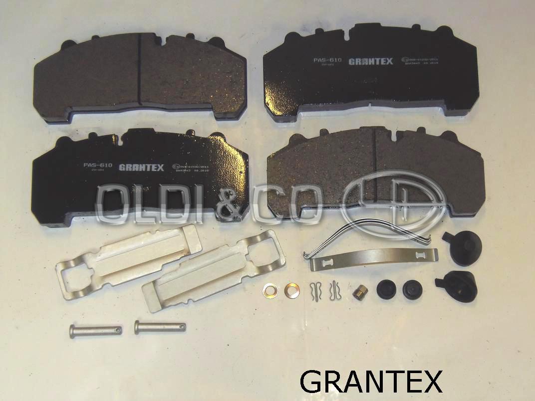 11.010.19366 Brake system → Brake pad kit