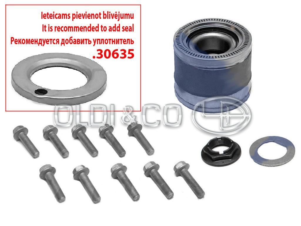 34.111.19832 Suspension parts → Hub bearing kit