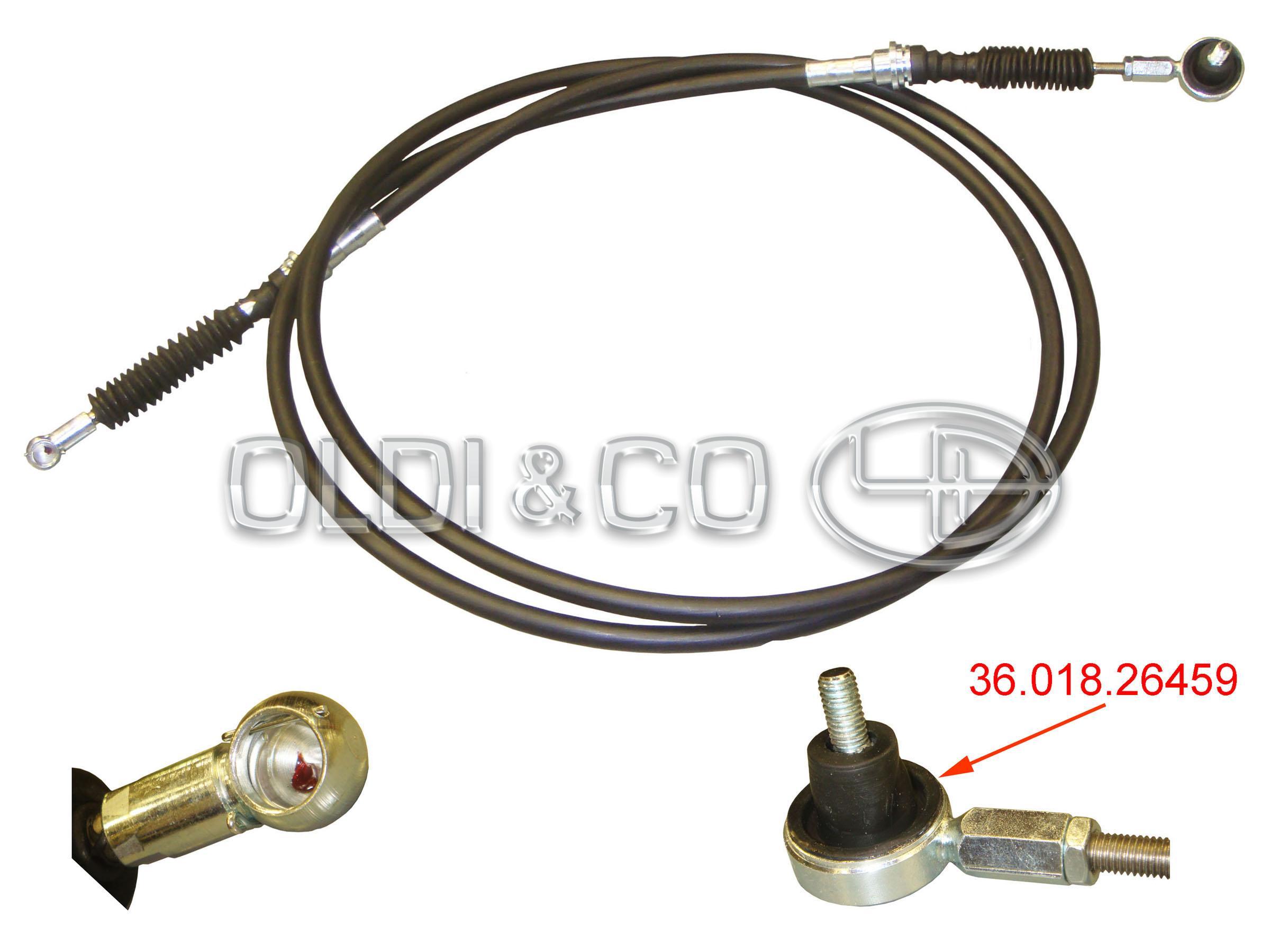 32.074.19977 Transmission control parts → Gearbox cable