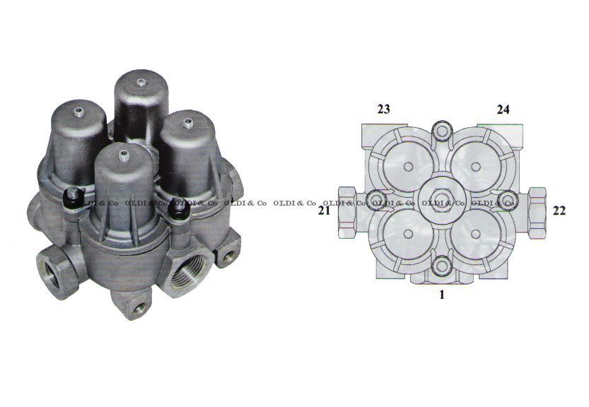 23.006.19988 Pneumatic system / valves → Protection / distribution valve