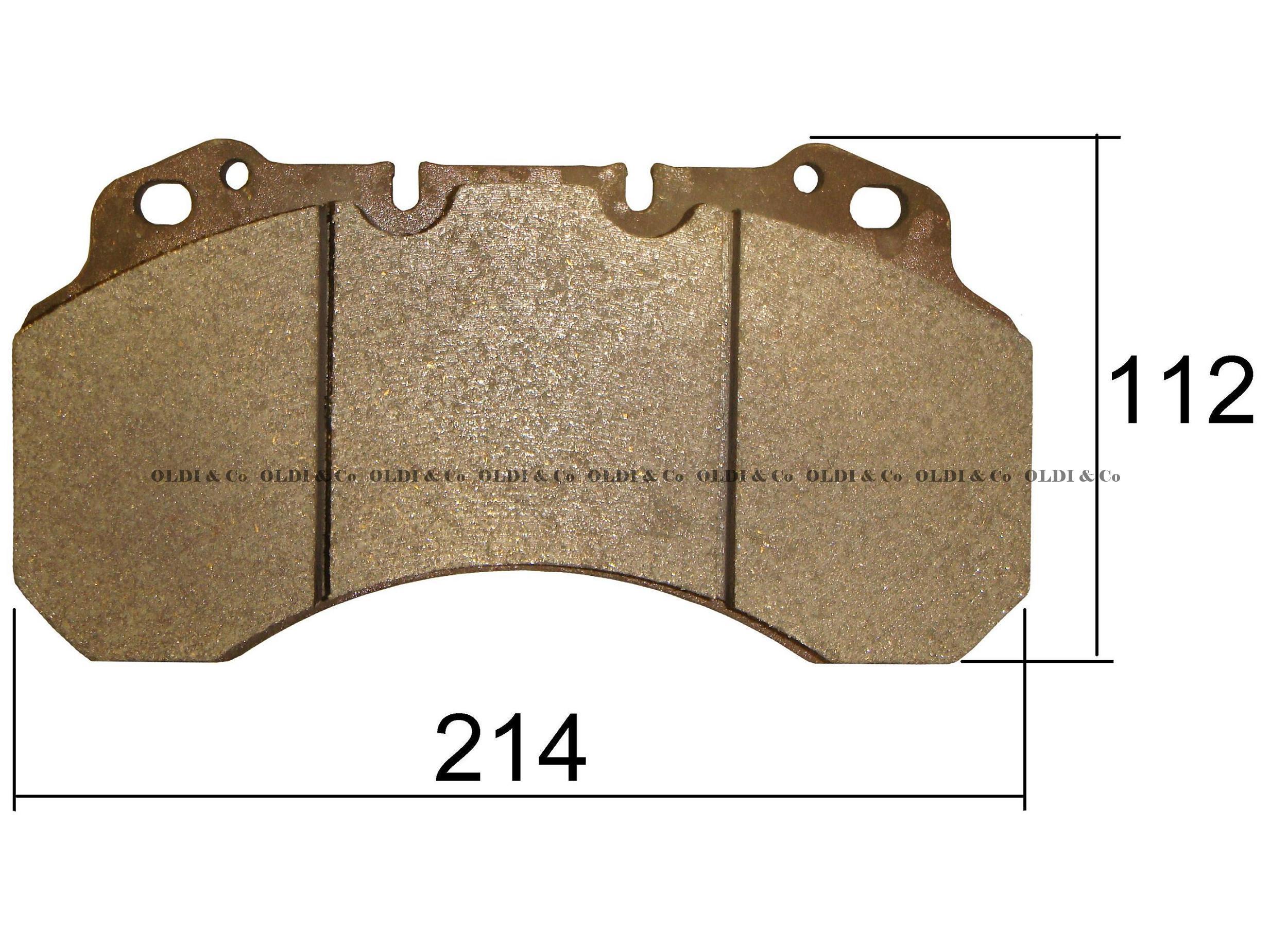 11.010.20524 Calipers and their components → Brake pad kit