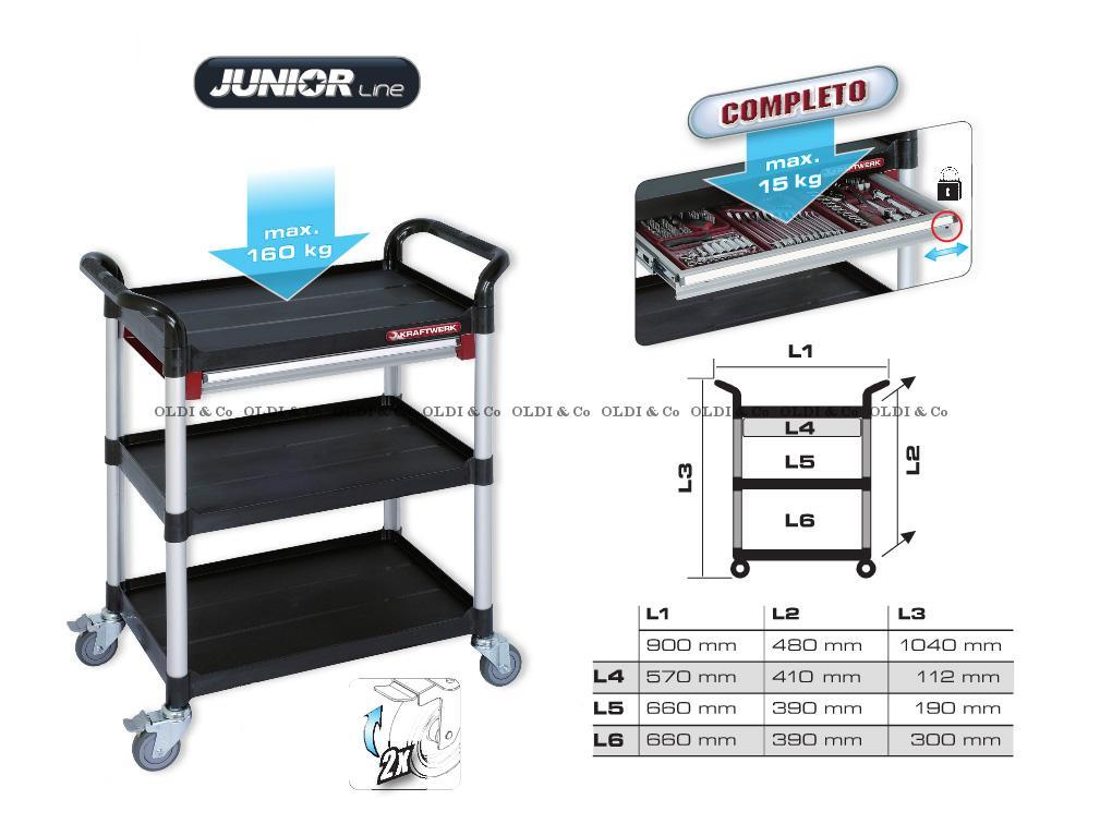 20.080.20696 Tools → Mobile tool cabinet/table