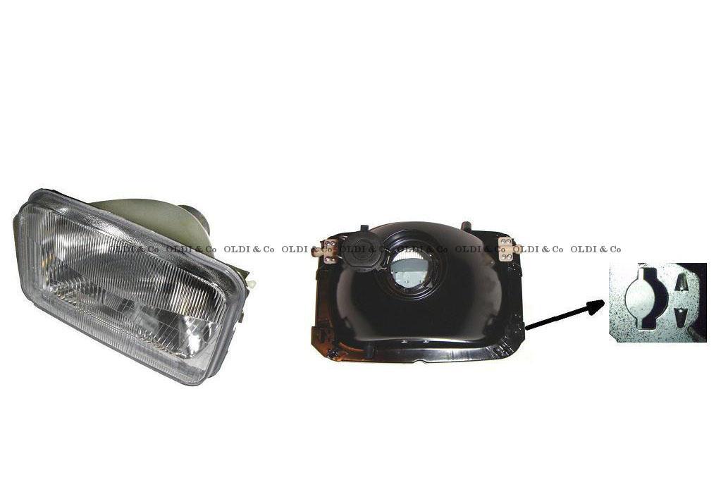 13.025.20773 Optics and bulbs → Headlamp glass with reflector