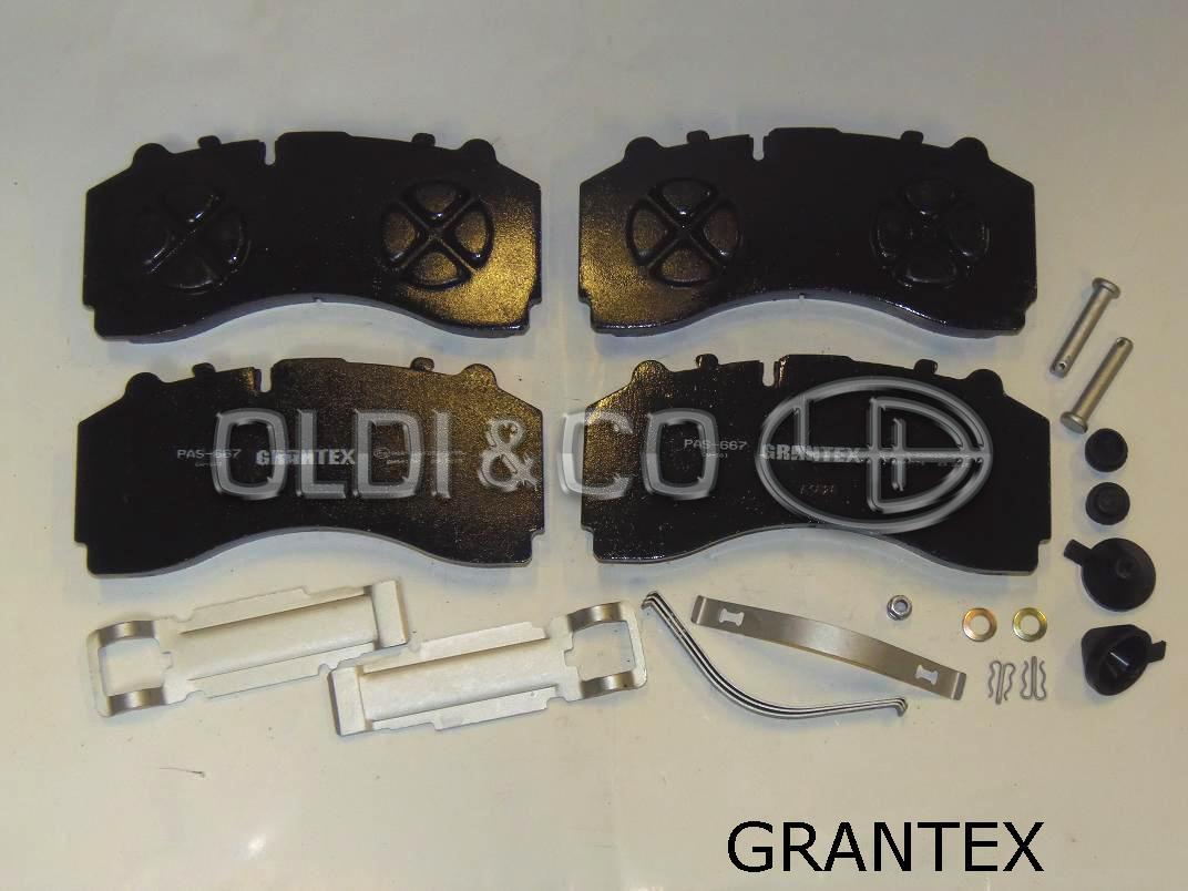 11.010.20884 Brake system → Brake pad kit