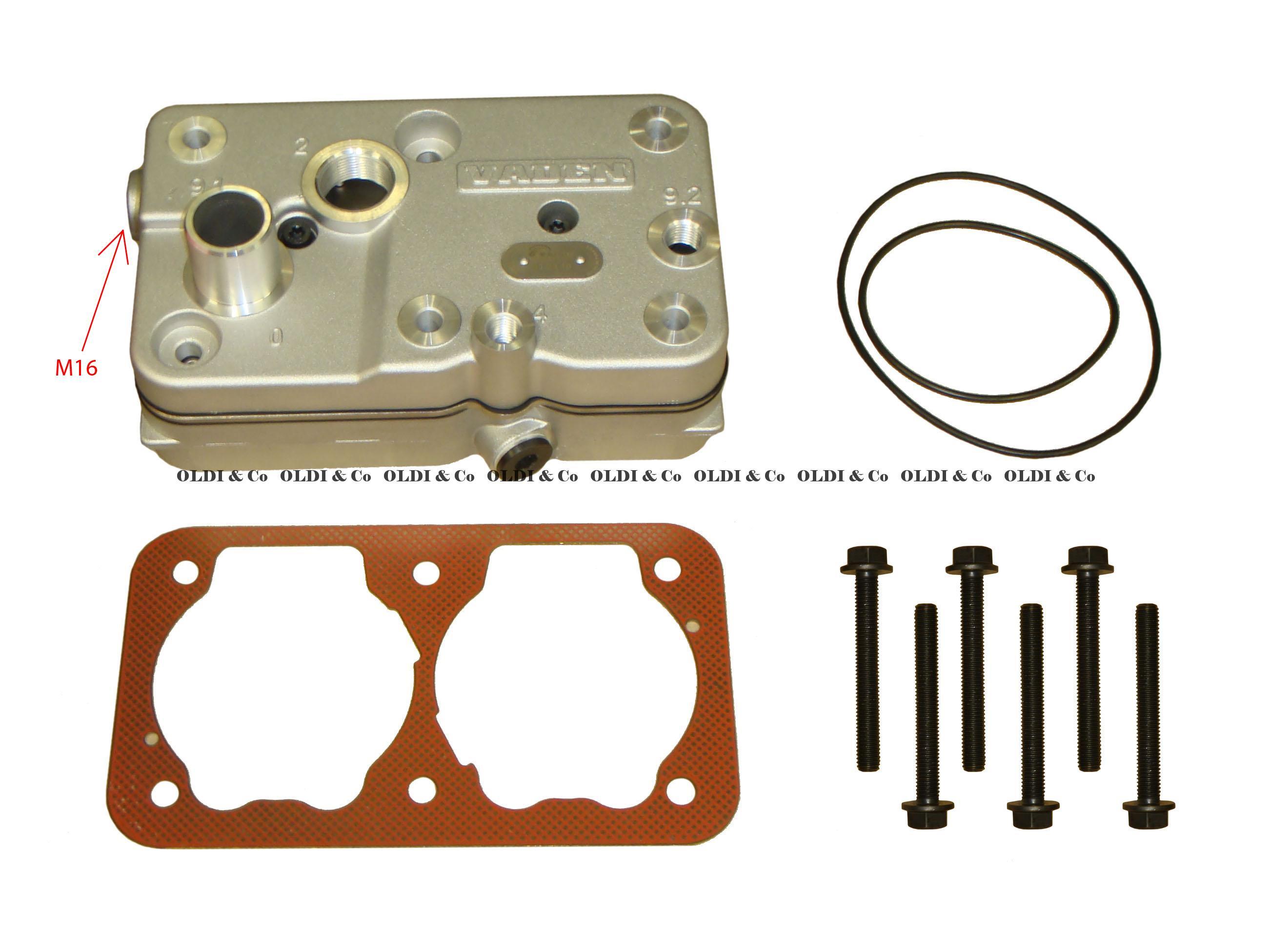 37.003.22176 Compressors and their components → Compressor head kit