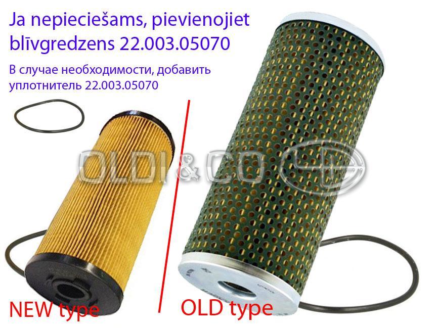 04.003.00236 Sealing rings / oil seals → Oil filter