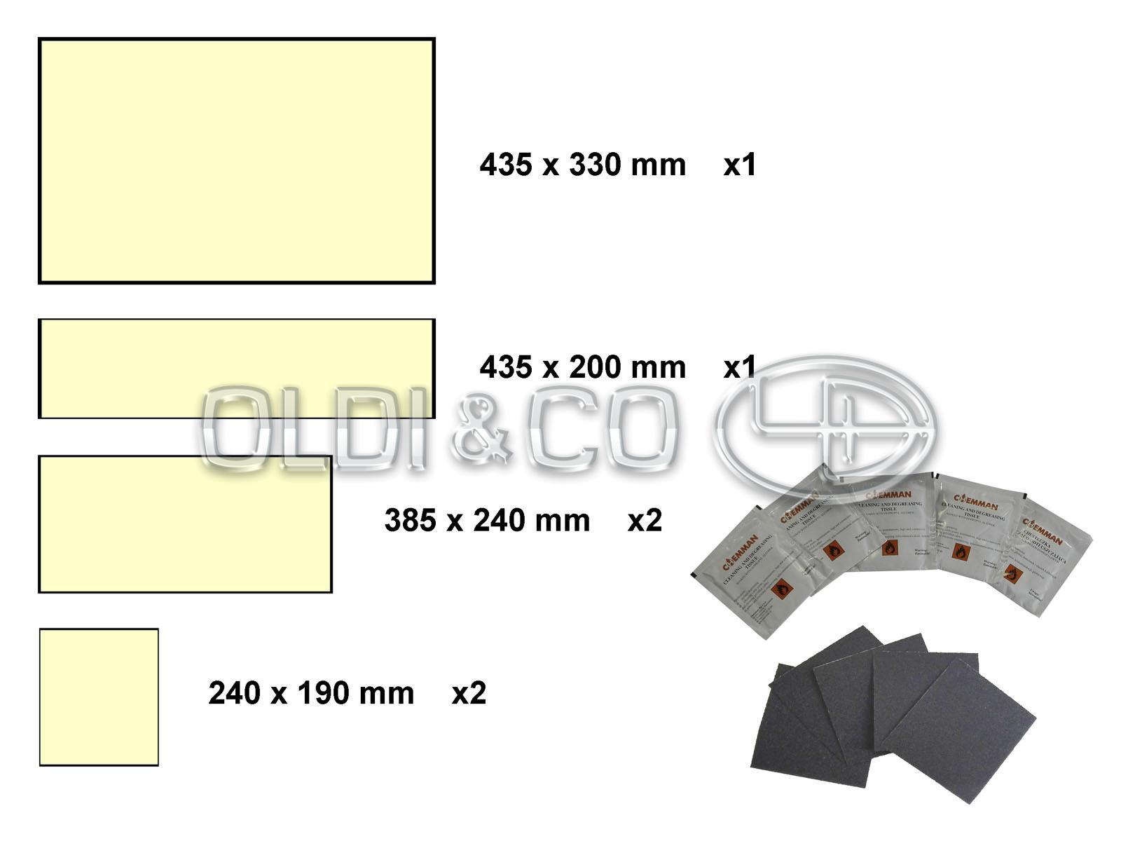 26.037.25823 Body/truck → Curtain repair kit