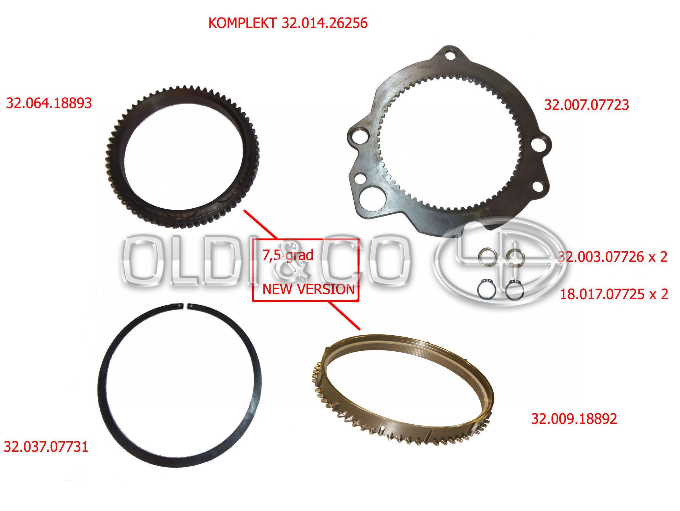 32.014.26256 ĀPK detaļas → Zobratu komplekts (ĀPK)