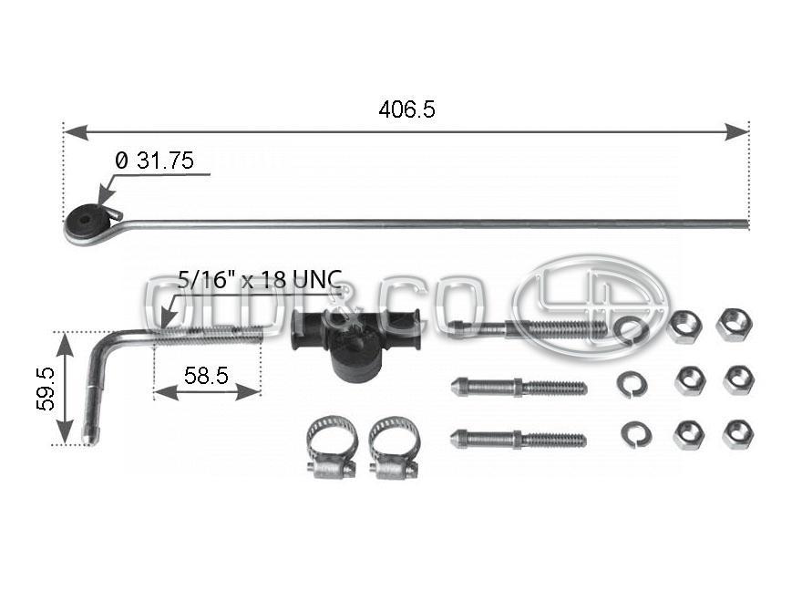 23.065.26298 Pneumatic system / valves → Connecting link kit