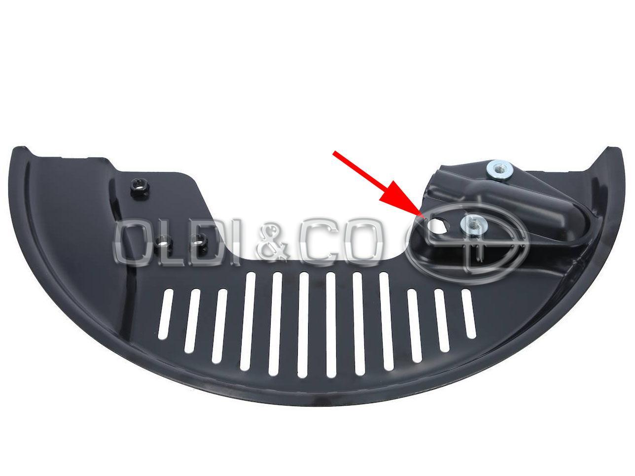 11.067.26620 Brake system → Brake disc dust cover