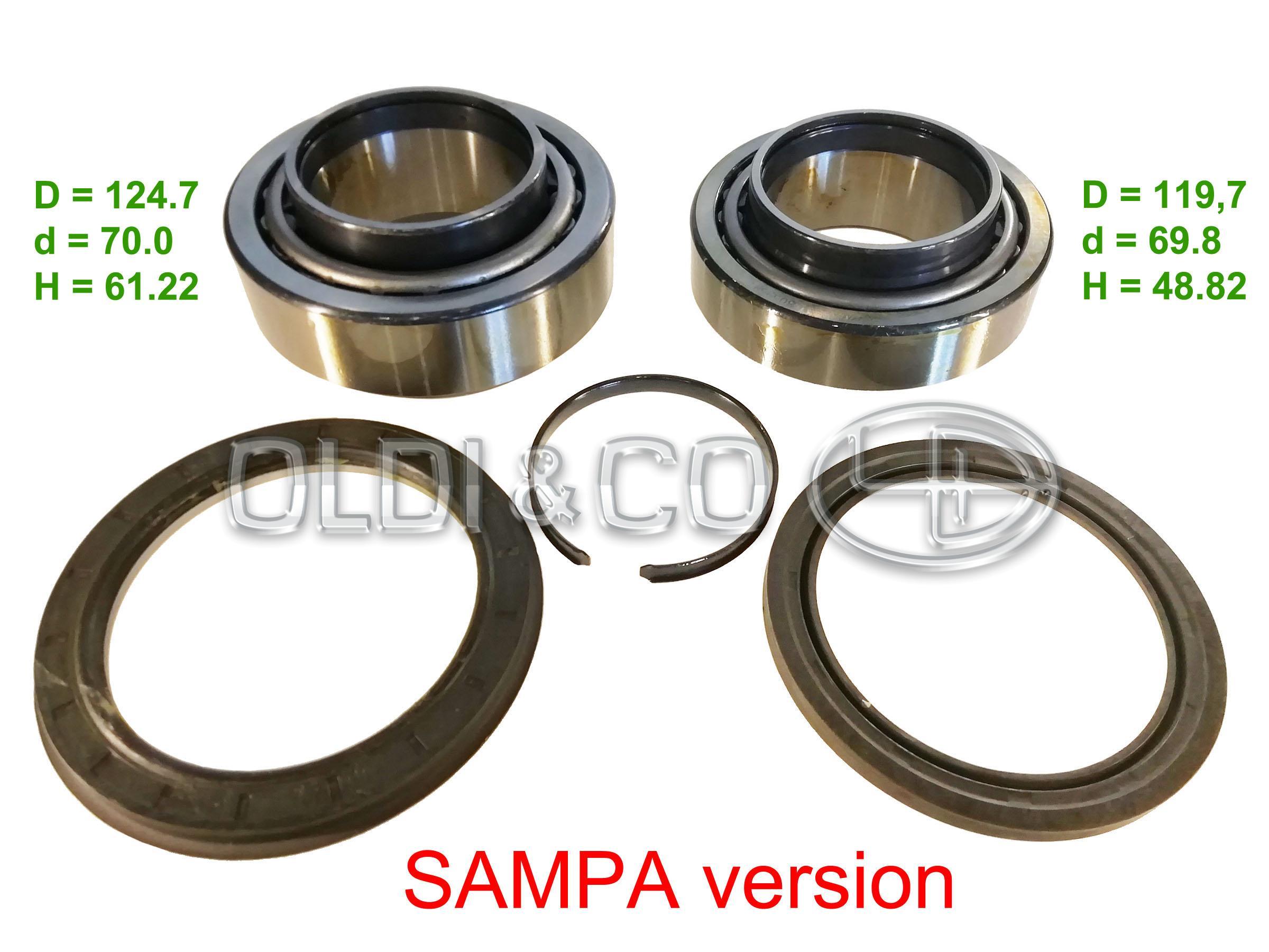 34.110.27196 Suspension parts → Hub rep. kit - bearings/seals