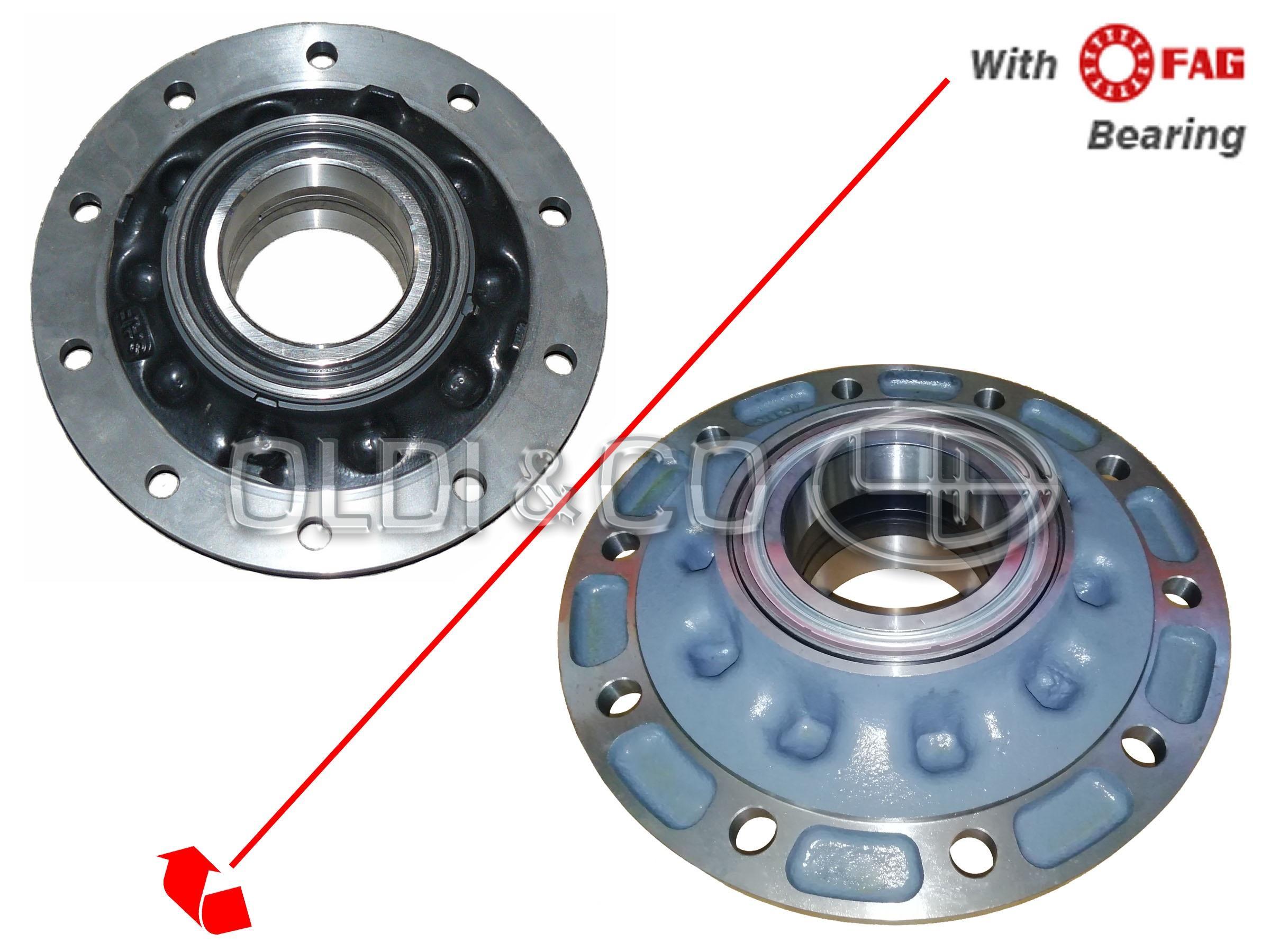 34.028.27376 Suspension parts → Hub with bearings