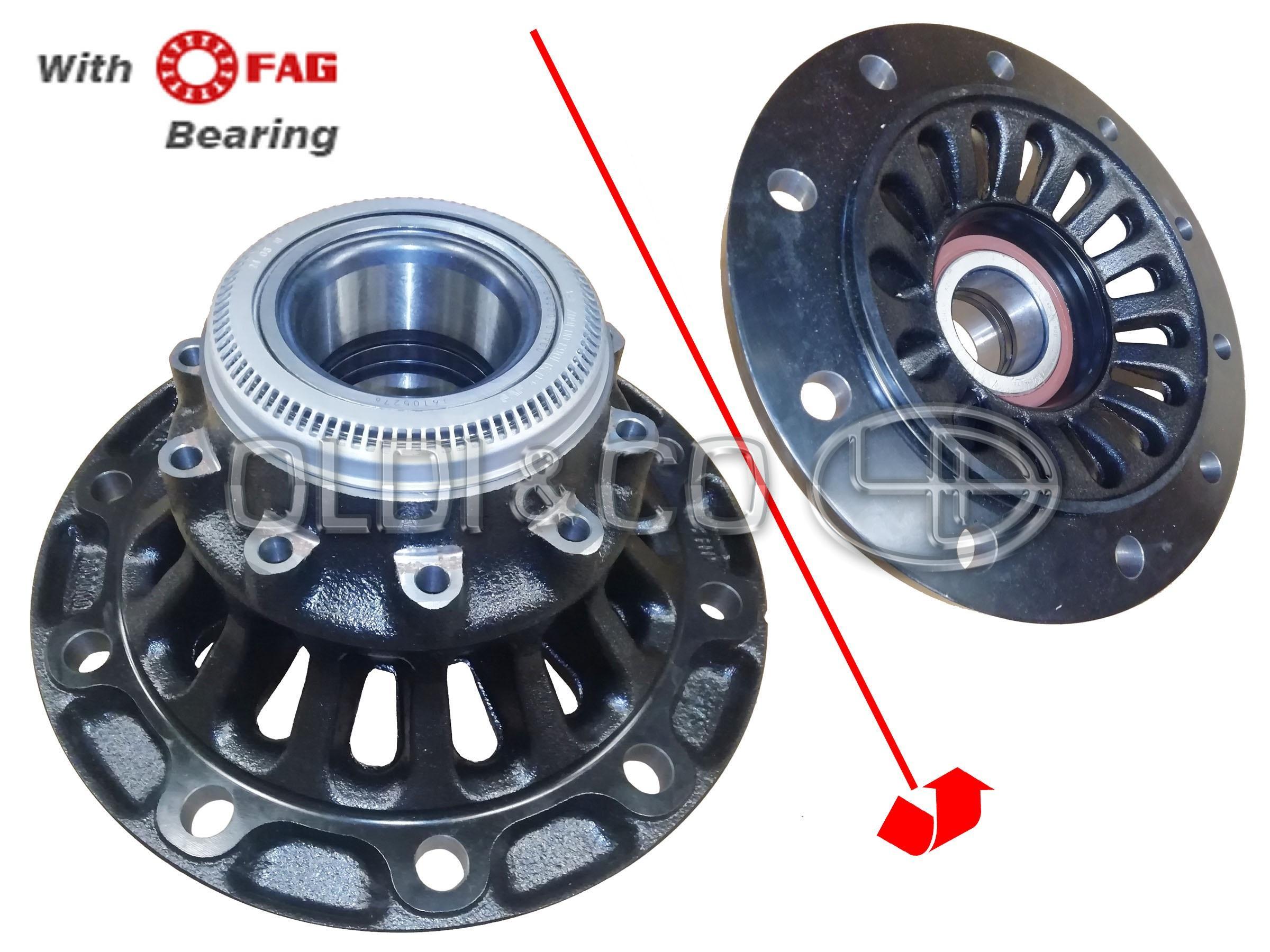 34.028.27904 Suspension parts → Hub with bearings
