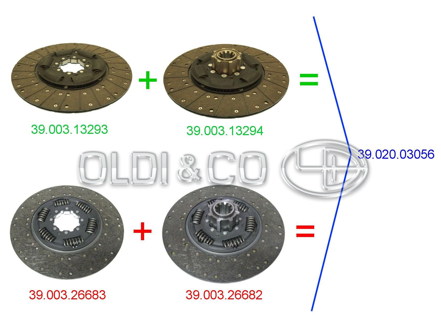 39.020.03056 Clutch system → Clutch disc pair