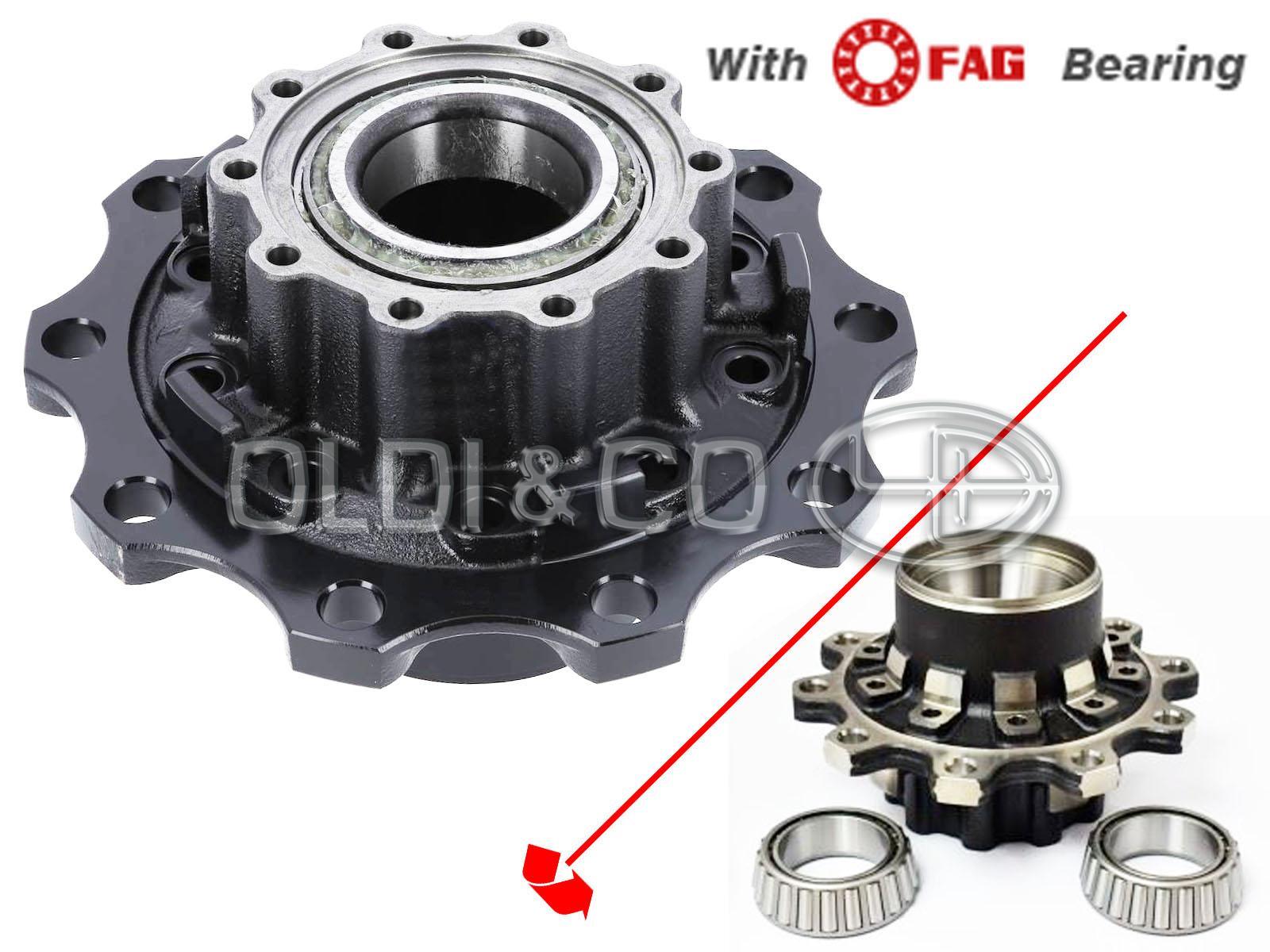 34.028.31096 Suspension parts → Hub with bearings