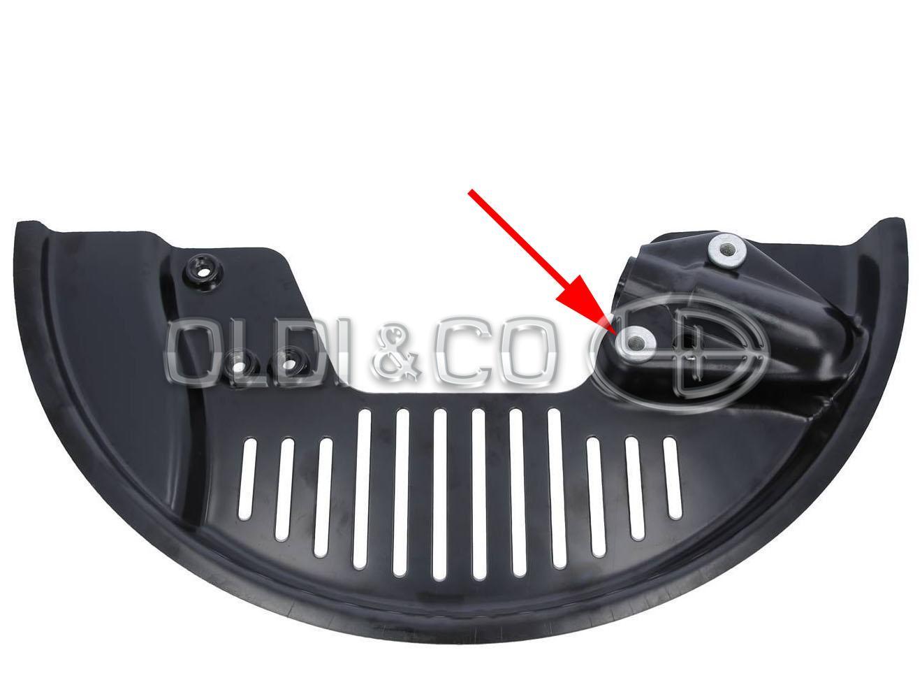 11.067.32303 Brake system → Brake disc dust cover