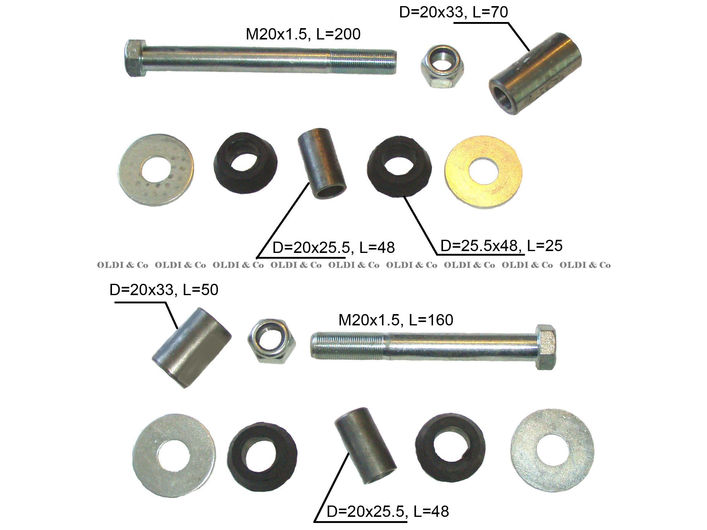 38.005.04950 Shock absorbers → Mounting kit