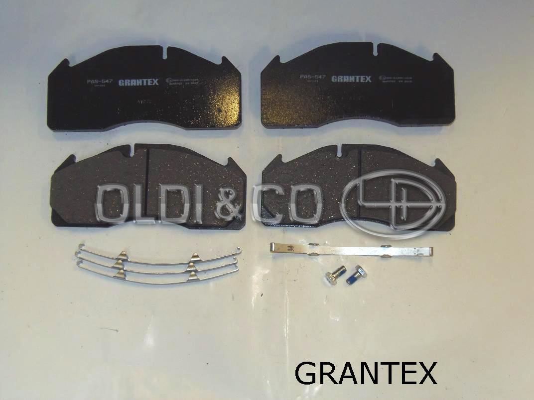 11.010.05115 Brake system → Brake pad kit
