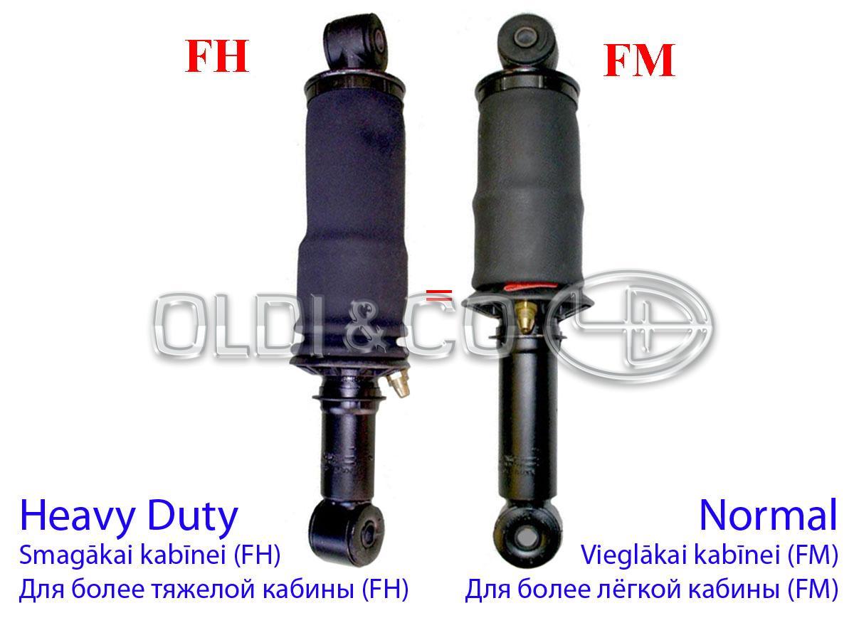 07.065.05540 Kabīnes detaļas → Kabīnes amortizātors pneimohidravl.