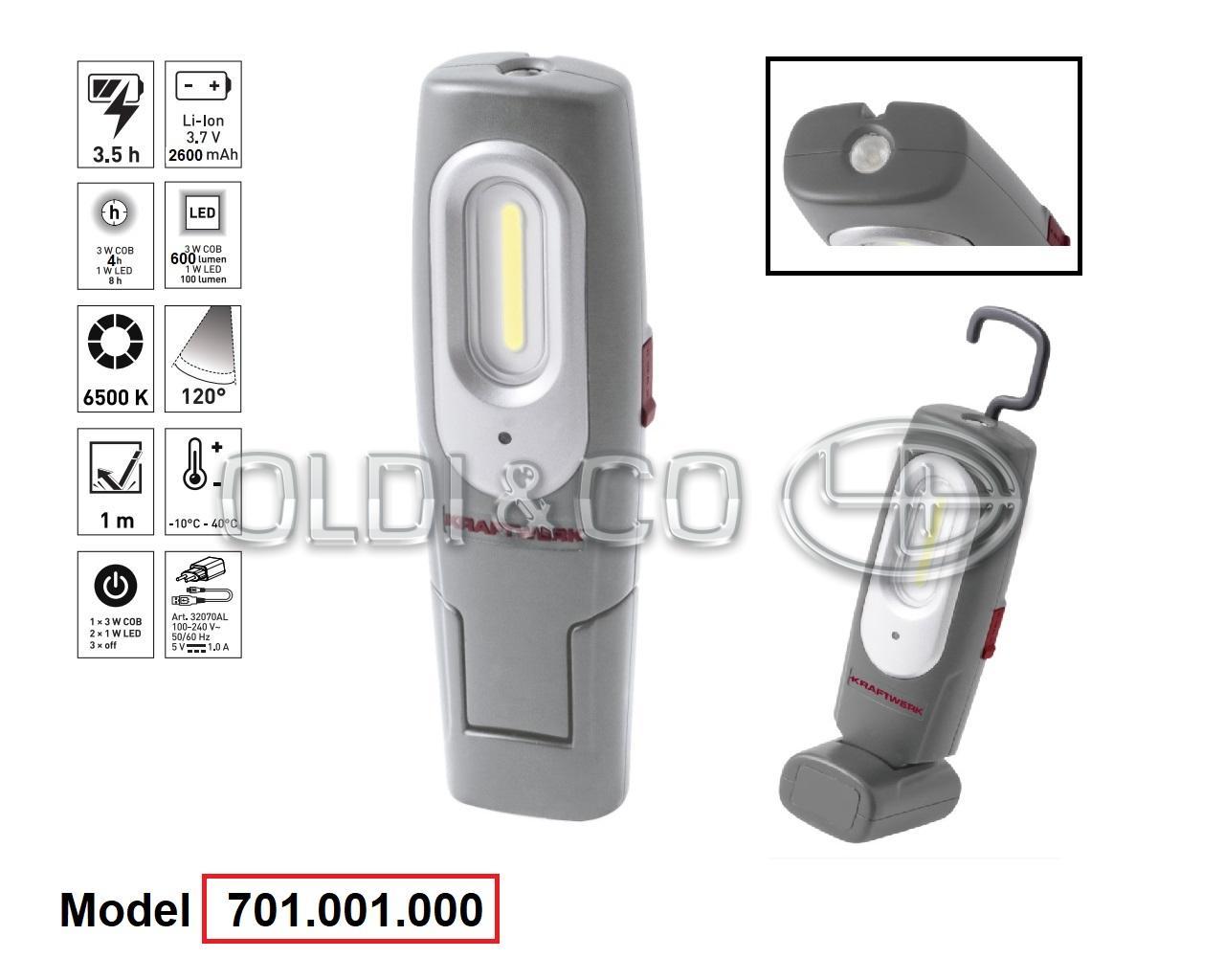 20.032.06075 Tools → Work lamp