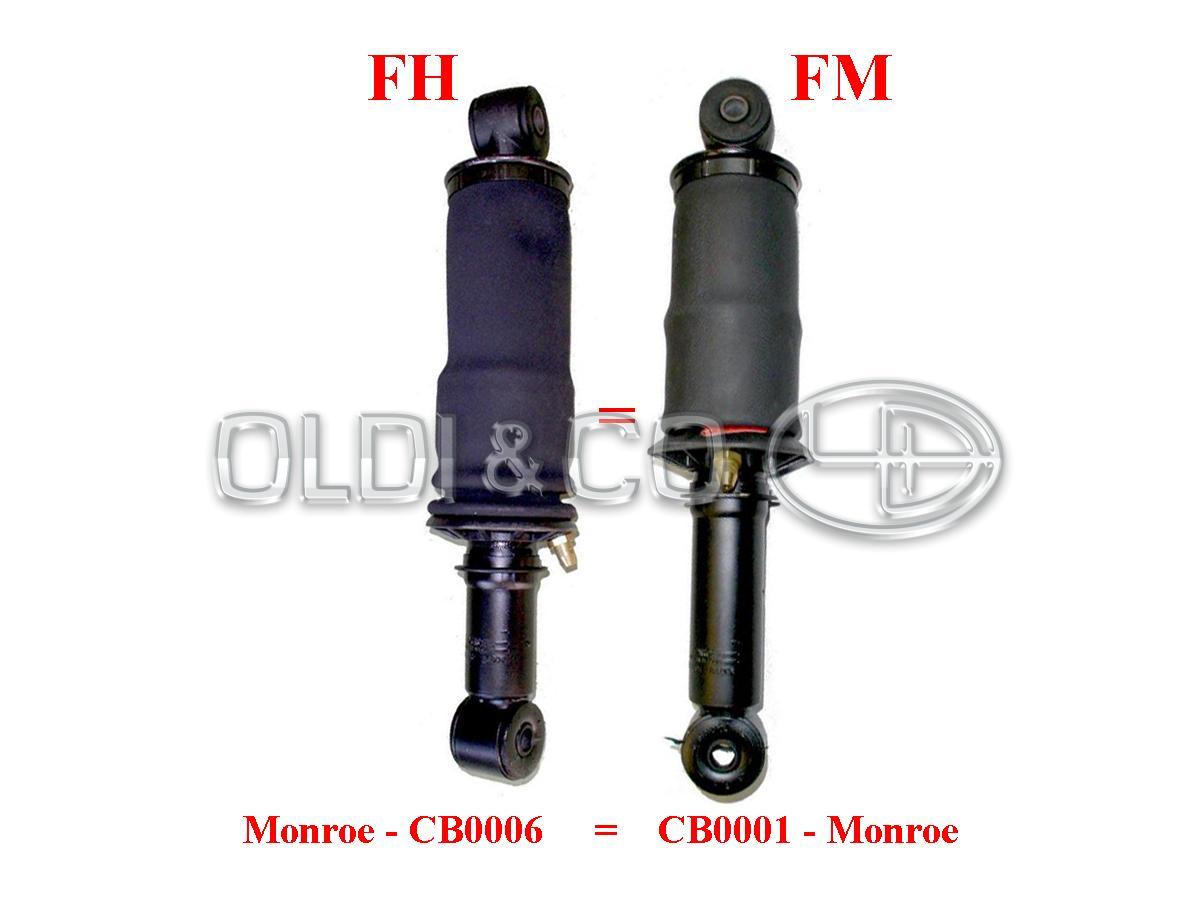 07.065.06084 Cabin parts → Cab shock absorber w/ air bellow