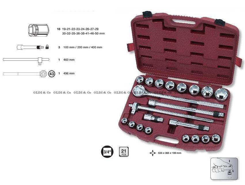 20.037.06485 Tools → Socket wrench set