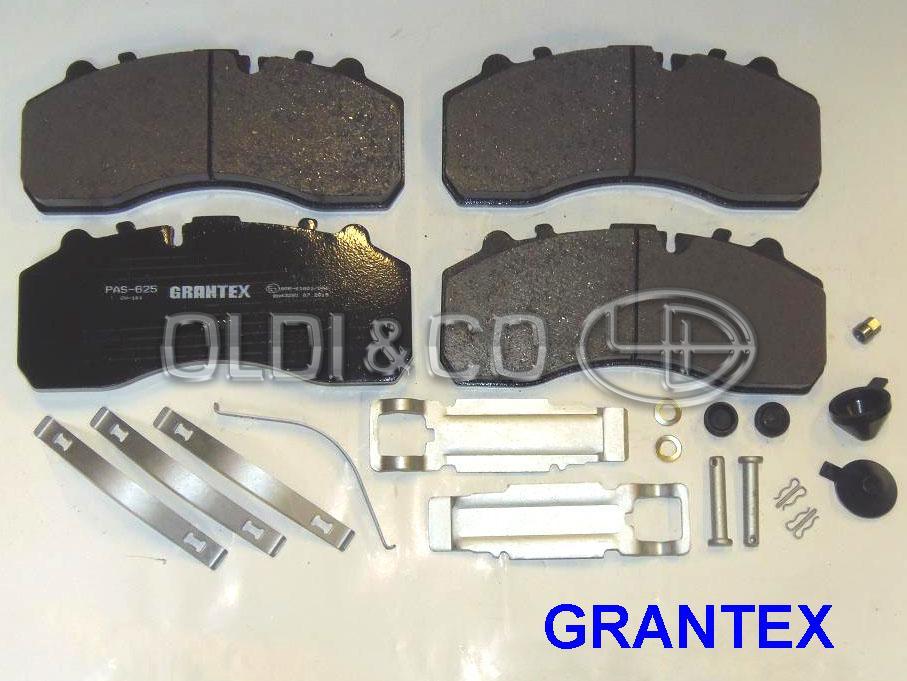 11.010.07881 Calipers and their components → Brake pad kit