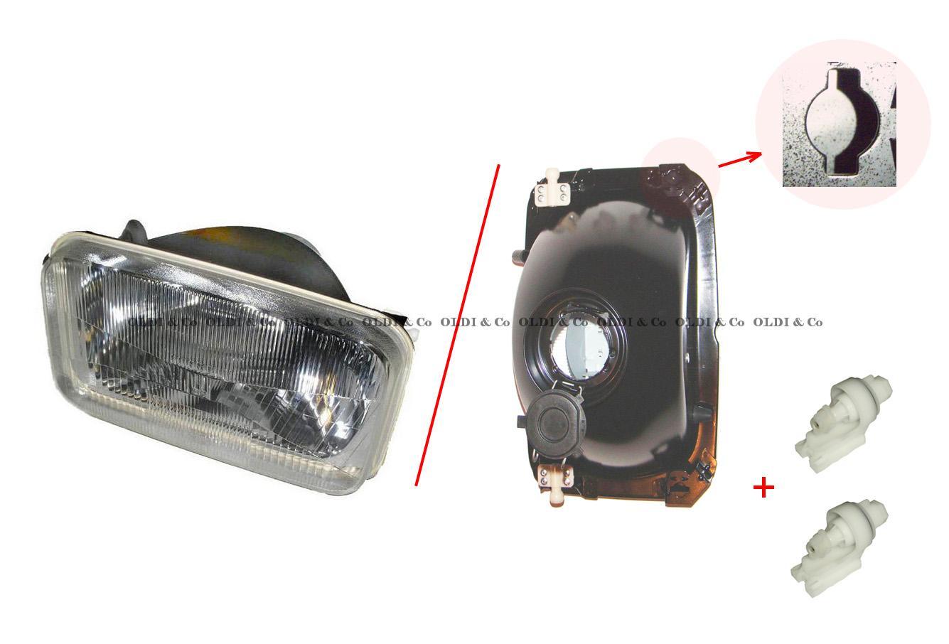 13.025.09198 Optics (not certified) → Headlamp glass with reflector