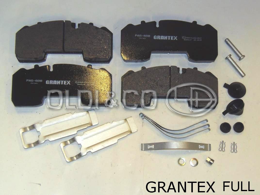 11.010.09327 Calipers and their components → Brake pad kit
