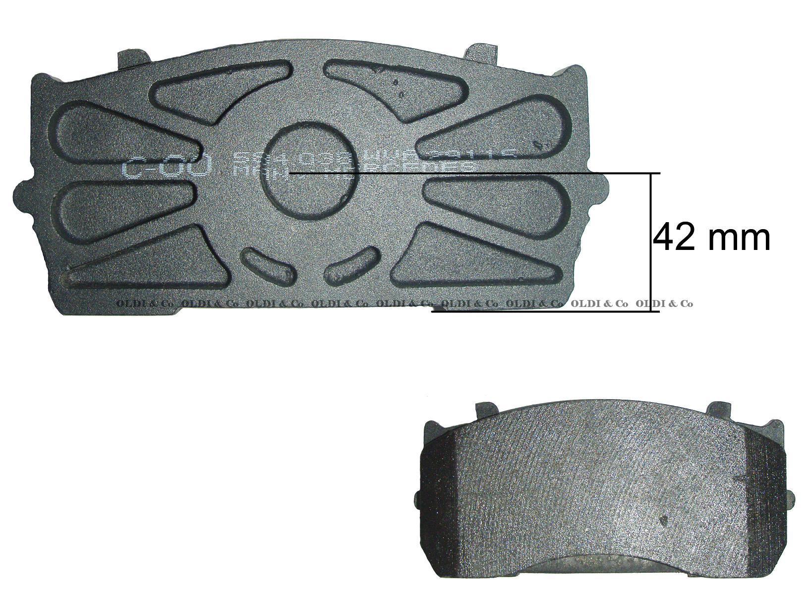 11.010.11676 / 
       
                          Brake pad kit
