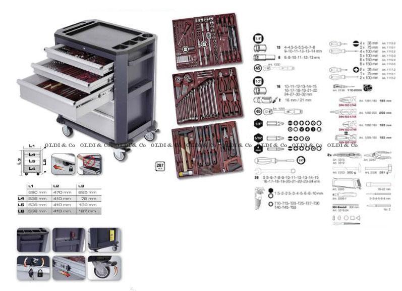 20.080.18733 / 
       
                          Mobile tool cabinet/table