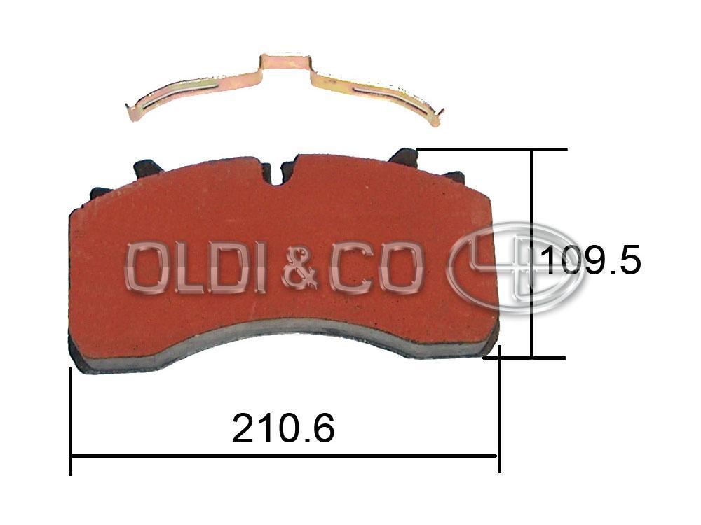 11.010.04250 / 
       
                          Brake pad kit