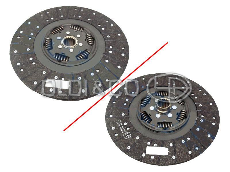 39.003.10051 Clutch system → Clutch disc