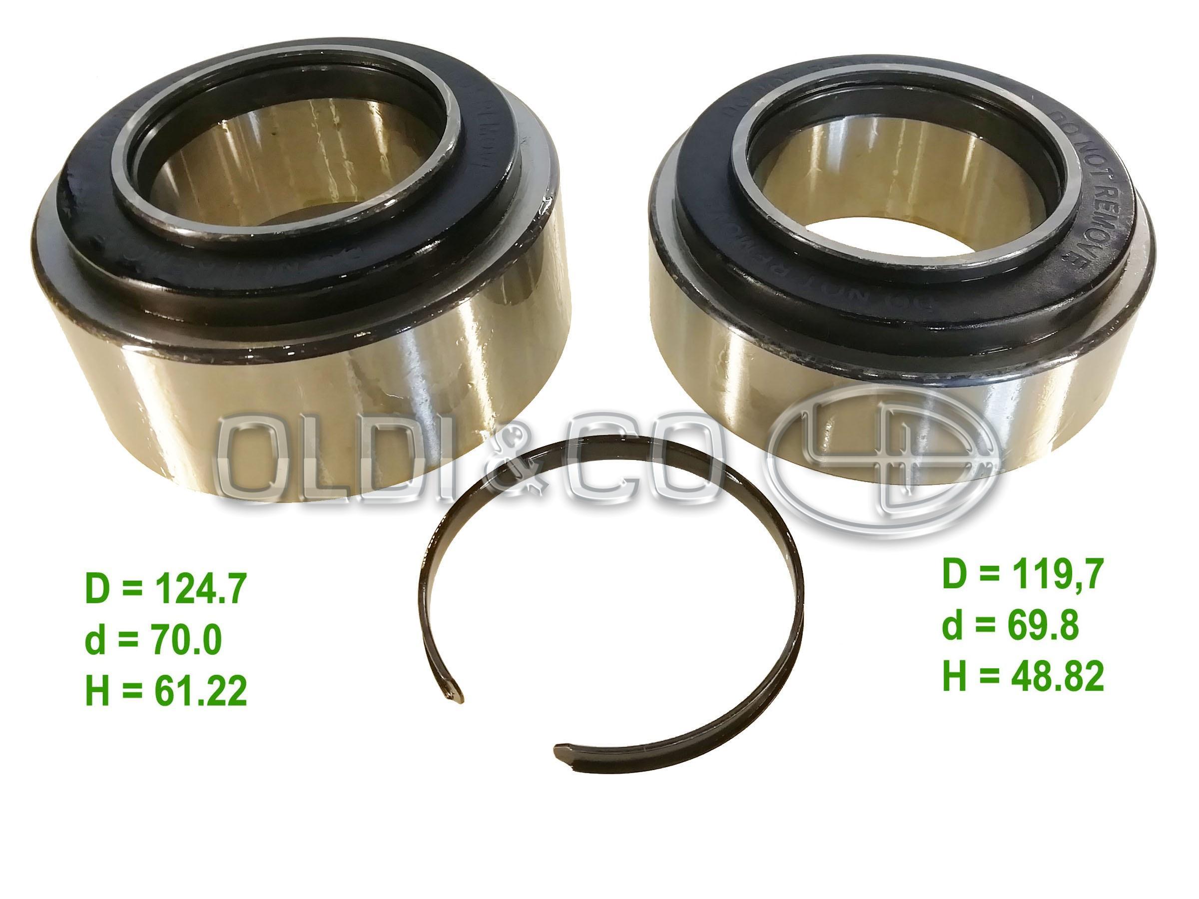 34.110.18185 Brake system → Hub rep. kit - bearings/seals