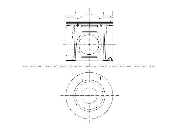 33.051.21733 Dzinēja detaļas → Virzulis