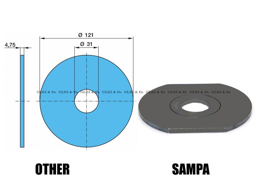 17.028.22729 Leaf springs → Suspension washer