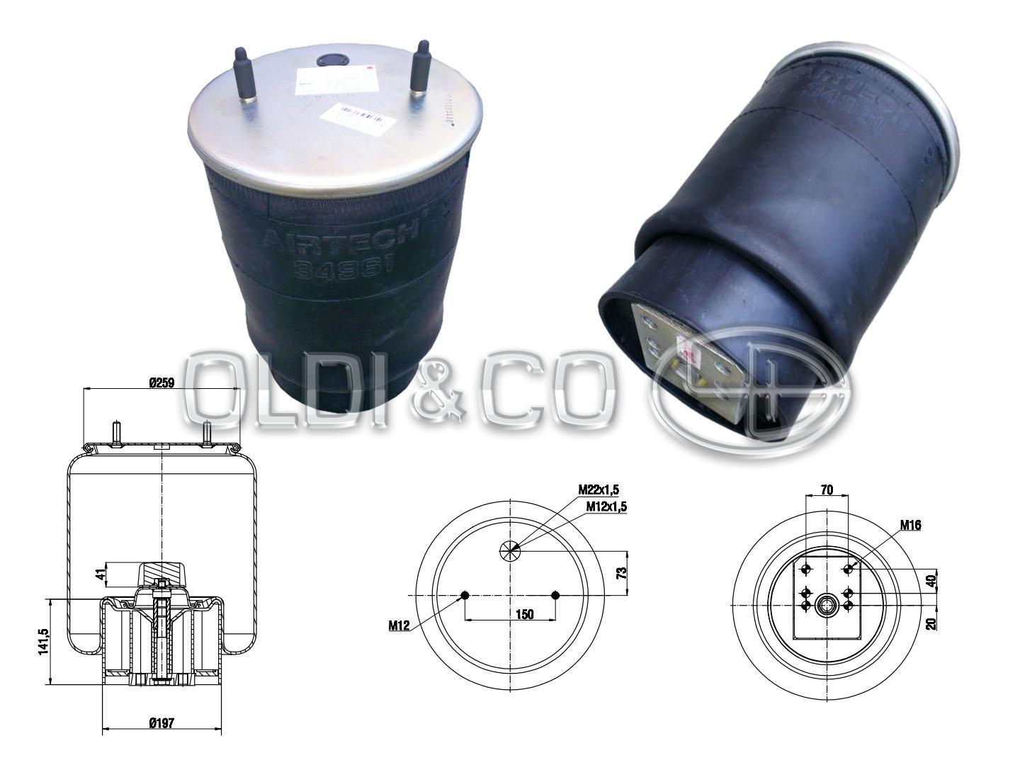 14.009.24015 Gaisa spilveni un piederumi → Gaisa spilvens (ar atloku)